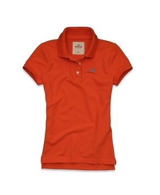 Camisa Polo Feminina Hollister